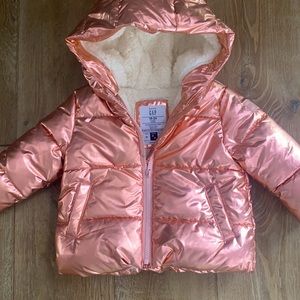 Toddler girl winter puffer coat